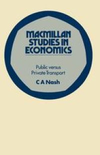 cover of the book Public versus Private Transport