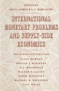 cover of the book International Monetary Problems and Supply-Side Economics: Essays in Honour of Lorie Tarshis