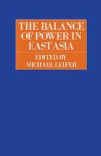 cover of the book The Balance of Power in East Asia