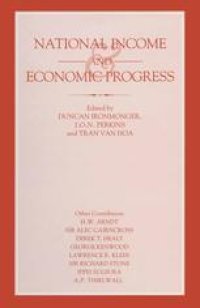 cover of the book National Income and Economic Progress: Essays in Honour of Colin Clark