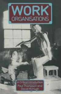 cover of the book Work Organisations: A critical introduction