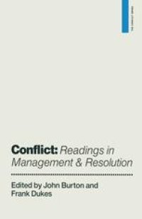 cover of the book Conflict: Readings in Management and Resolution