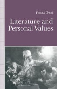 cover of the book Literature and Personal Values