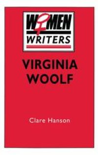 cover of the book Virginia Woolf