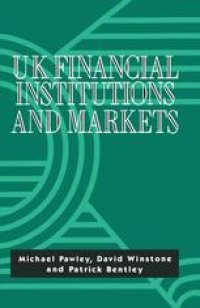 cover of the book UK Financial Institutions and Markets