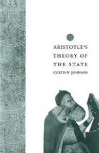 cover of the book Aristotle’s Theory of the State