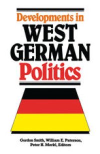 cover of the book Developments in West German Politics