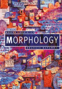 cover of the book Morphology