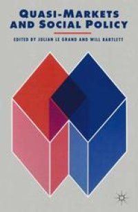 cover of the book Quasi-Markets and Social Policy