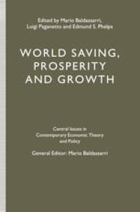 cover of the book World Saving, Prosperity and Growth