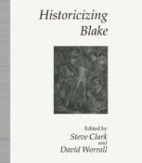 cover of the book Historicizing Blake