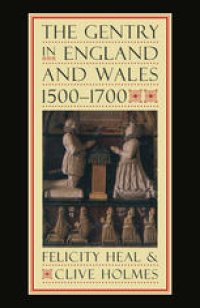 cover of the book The Gentry in England and Wales, 1500–1700