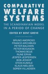 cover of the book Comparative Welfare Systems: The Scandinavian Model in a Period of Change