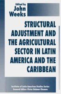 cover of the book Structural Adjustment and the Agricultural Sector in Latin America and the Caribbean