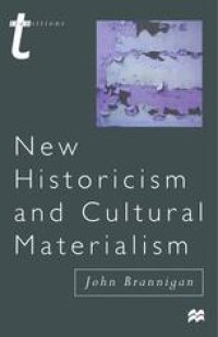 cover of the book New Historicism and Cultural Materialism