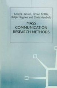 cover of the book Mass Communication Research Methods