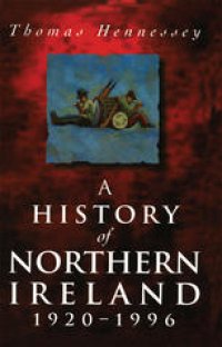 cover of the book A History of Northern Ireland 1920-1996