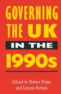 cover of the book Governing the UK in the 1990s