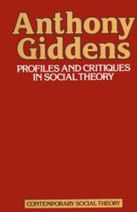 cover of the book Profiles and Critiques in Social Theory