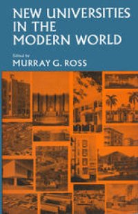 cover of the book New Universities in the Modern World