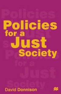 cover of the book Policies for a Just Society