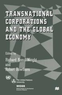 cover of the book Transnational Corporations and the Global Economy