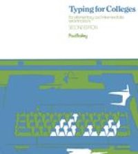 cover of the book Typing for Colleges: for elementary and intermediate examinations