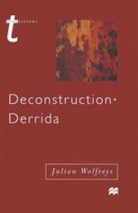 cover of the book Deconstruction · Derrida