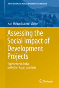 cover of the book Assessing the Social Impact of Development Projects: Experience in India and Other Asian Countries