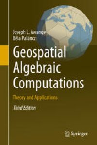 cover of the book Geospatial Algebraic Computations: Theory and Applications