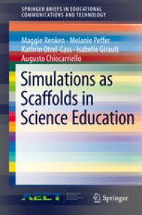 cover of the book Simulations as Scaffolds in Science Education