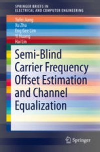 cover of the book Semi-Blind Carrier Frequency Offset Estimation and Channel Equalization