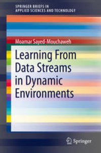 cover of the book Learning from Data Streams in Dynamic Environments