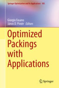 cover of the book Optimized Packings with Applications