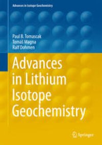 cover of the book Advances in Lithium Isotope Geochemistry