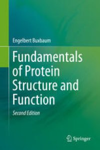 cover of the book Fundamentals of Protein Structure and Function