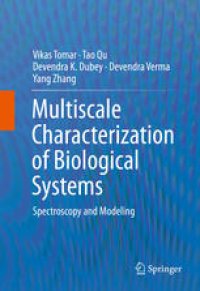 cover of the book Multiscale Characterization of Biological Systems: Spectroscopy and Modeling