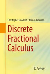 cover of the book Discrete Fractional Calculus