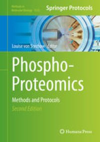 cover of the book Phospho-Proteomics: Methods and Protocols