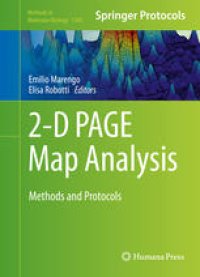 cover of the book 2-D PAGE Map Analysis: Methods and Protocols