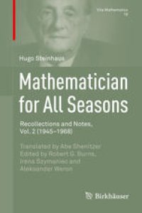 cover of the book Mathematician for All Seasons: Recollections and Notes, Vol. 2 (1945–1968)