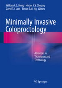 cover of the book Minimally Invasive Coloproctology: Advances in Techniques and Technology