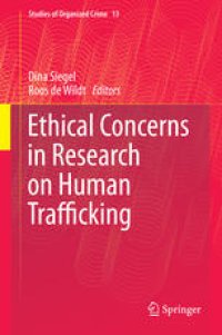 cover of the book Ethical Concerns in Research on Human Trafficking