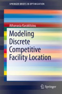 cover of the book Modeling Discrete Competitive Facility Location