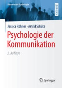 cover of the book Psychologie der Kommunikation