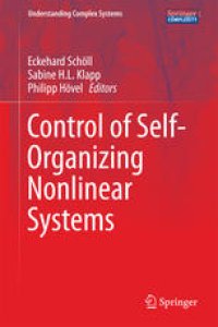 cover of the book Control of Self-Organizing Nonlinear Systems