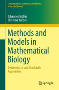 cover of the book Methods and Models in Mathematical Biology: Deterministic and Stochastic Approaches