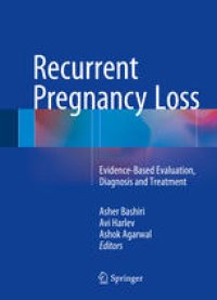 cover of the book Recurrent Pregnancy Loss: Evidence-Based Evaluation, Diagnosis and Treatment