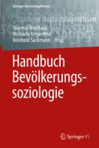 cover of the book Handbuch Bevölkerungssoziologie