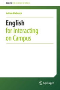 cover of the book English for Interacting on Campus